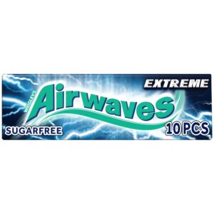 Airwaves Extreme Sugarfree Chewing Gum 10 Pieces