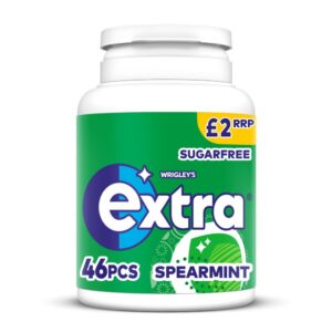 Extra Spearmint Sugarfree Chewing Gum Bottle £2 PMP 46 Pieces