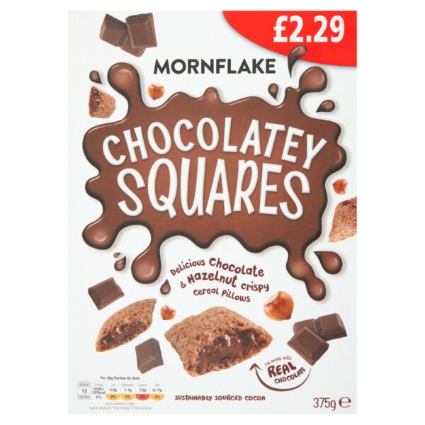 Mornflake Chocolatey Squares 375g