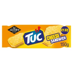 Jacob's TUC Cheese Sandwich Crackers 150g PMP £1.59